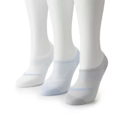 Women's Nike 3-Pack Everyday Plus Lightweight Training Footie Socks -Nike Clothing store 3201532 Blue White Gray
