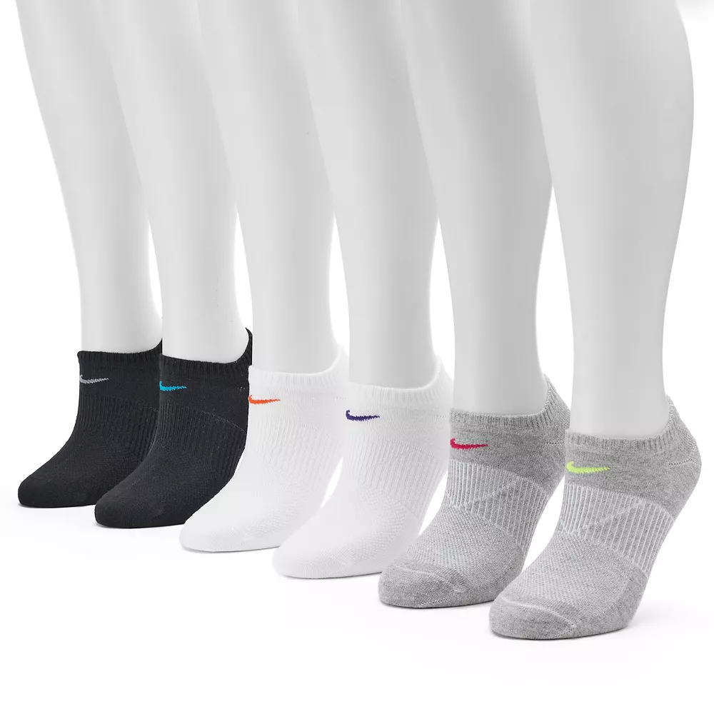 Women's Nike 6-Pack No-Show Performance Socks 2 Women's Nike 6-Pack No-Show Performance Socks - Image 2