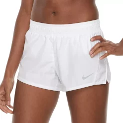 Women's Nike Dri-Fit Running Shorts -Nike Clothing store 3416762 White