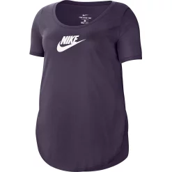 Plus Size Nike Essential Tunic -Nike Clothing store 3865312 Dark Raisin