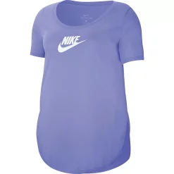 Plus Size Nike Essential Tunic -Nike Clothing store 3865312 Light Thistle