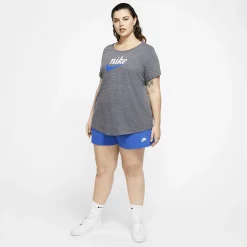 Plus Size Nike Sportswear Club French Terry Shorts -Nike Clothing store 3974455 ALT2