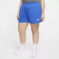 Plus Size Nike Sportswear Club French Terry Shorts -Nike Clothing store 3974455 ALT5