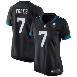 Women's Nike Nick Foles Black Jacksonville Jaguars 25th Season Game Jersey