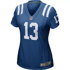 Women's Nike T.Y. Hilton Aqua Indianapolis Colts Game Jersey -Nike Clothing store 4016994 ALT2