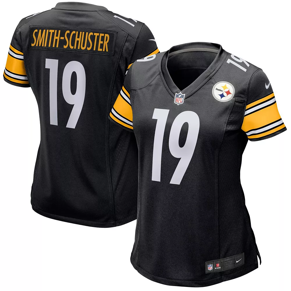 Women's Nike JuJu Smith-Schuster Black Pittsburgh Steelers Game Player Jersey 2 Women's Nike JuJu Smith-Schuster Black Pittsburgh Steelers Game Player Jersey - Image 2