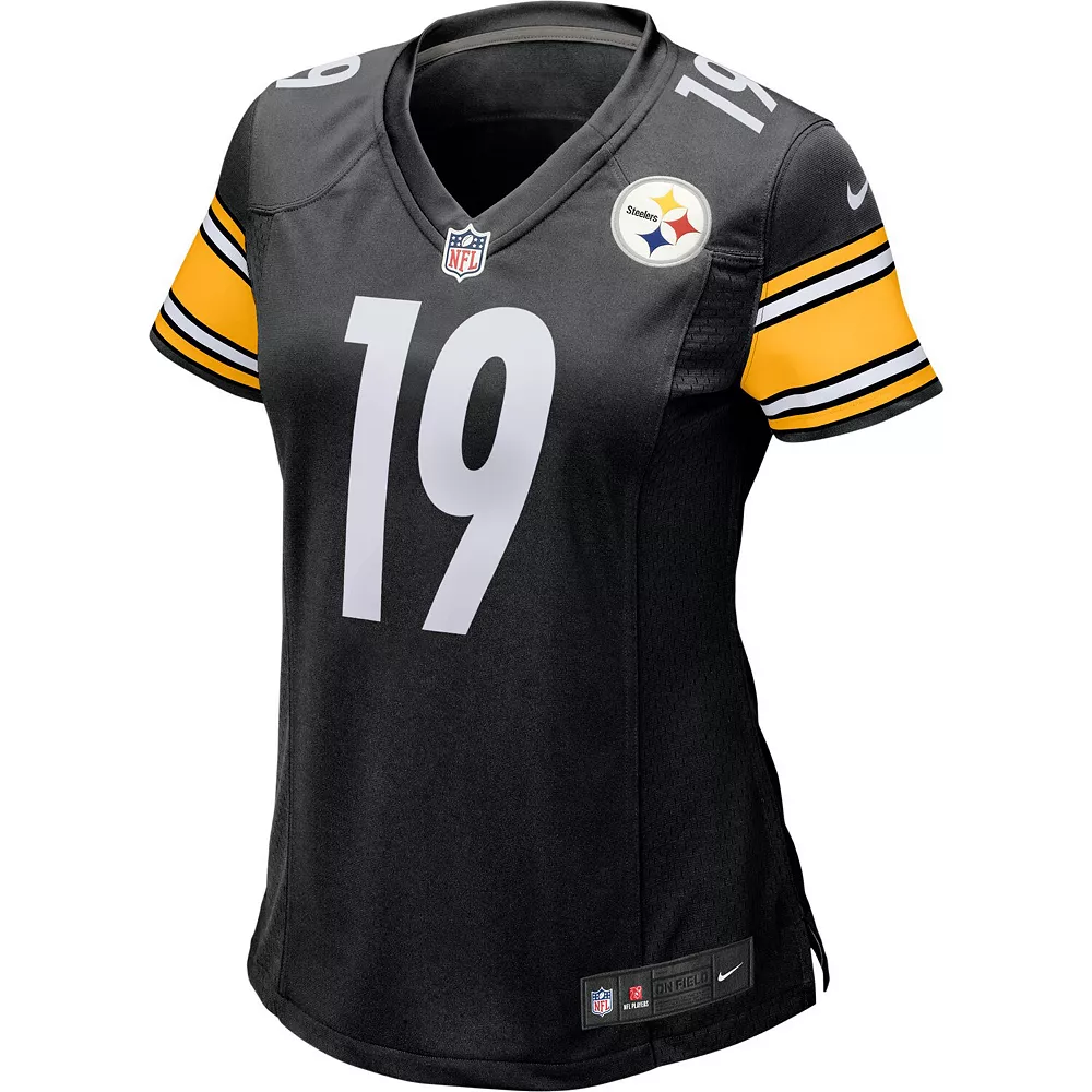 Women's Nike JuJu Smith-Schuster Black Pittsburgh Steelers Game Player Jersey 3 Women's Nike JuJu Smith-Schuster Black Pittsburgh Steelers Game Player Jersey - Image 3