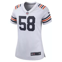 Women's Nike Roquan Smith White Chicago Bears 2019 Alternate Classic Game Jersey -Nike Clothing store 4032083 ALT2
