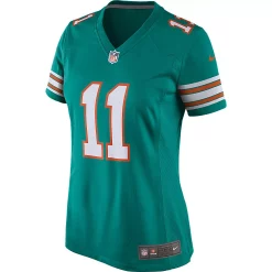 Women's Nike DeVante Parker Aqua Miami Dolphins Game Player Jersey -Nike Clothing store 4032425 ALT2