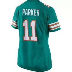Women's Nike DeVante Parker Aqua Miami Dolphins Game Player Jersey -Nike Clothing store 4032425 ALT3