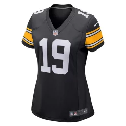Women's Nike JuJu Smith-Schuster Black Pittsburgh Steelers Alternate Game Jersey -Nike Clothing store 4047553 ALT2