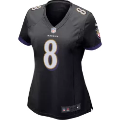 Women's Nike Lamar Jackson Black Baltimore Ravens Game Jersey 5 Women's Nike Lamar Jackson Black Baltimore Ravens Game Jersey -Nike Clothing store 4047598 ALT2