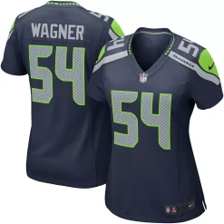 Women's Seattle Seahawks Bobby Wagner Nike College Navy Game Player Jersey
