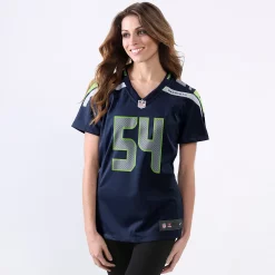 Women's Seattle Seahawks Bobby Wagner Nike College Navy Game Player Jersey -Nike Clothing store 4056753 ALT2