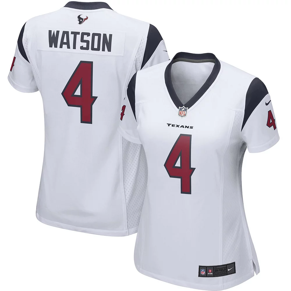 Deshaun Watson Houston Texans Nike Women's Player Game Jersey - White 1 Deshaun Watson Houston Texans Nike Women's Player Game Jersey - White