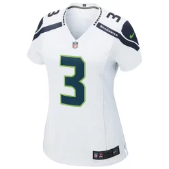 Women's Seattle Seahawks Russell Wilson Nike White Game Jersey -Nike Clothing store 4060821 ALT2