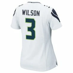 Women's Seattle Seahawks Russell Wilson Nike White Game Jersey -Nike Clothing store 4060821 ALT3