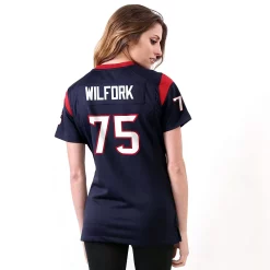 Women's Nike Vince Wilfork Navy Blue Houston Texans Game Jersey -Nike Clothing store 4064146 ALT3
