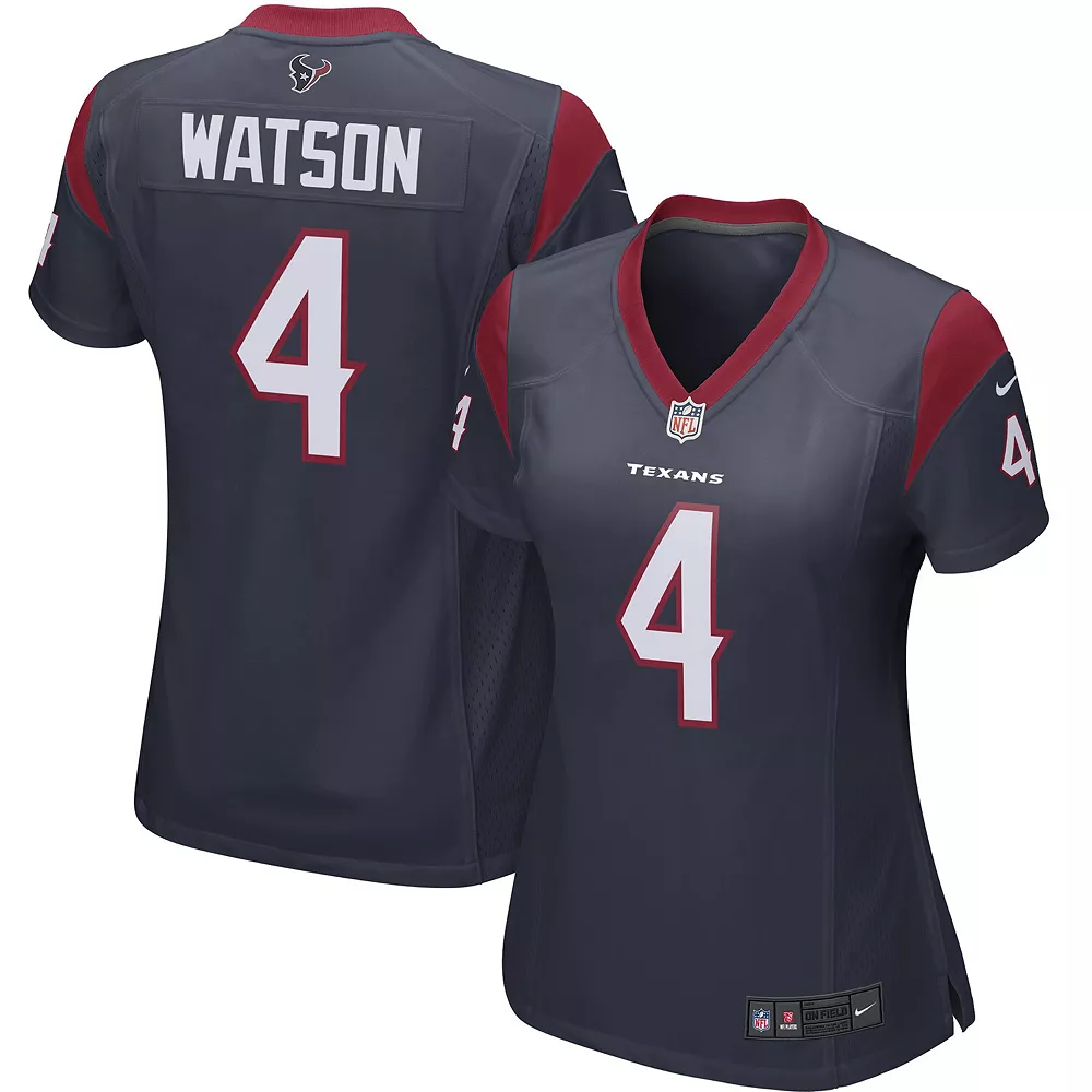 Deshaun Watson Houston Texans Nike Women's Player Game Jersey - Navy 1 Deshaun Watson Houston Texans Nike Women's Player Game Jersey - Navy