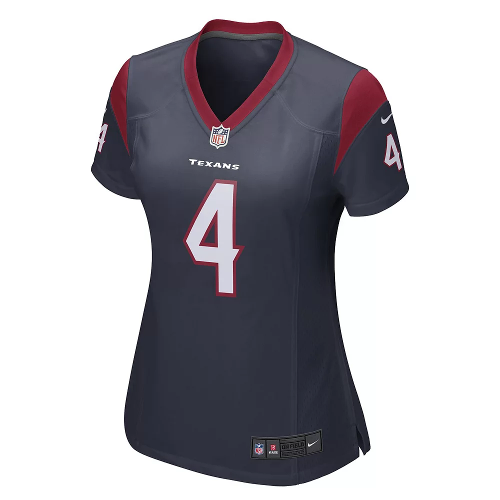Deshaun Watson Houston Texans Nike Women's Player Game Jersey - Navy 3 Deshaun Watson Houston Texans Nike Women's Player Game Jersey - Navy - Image 3