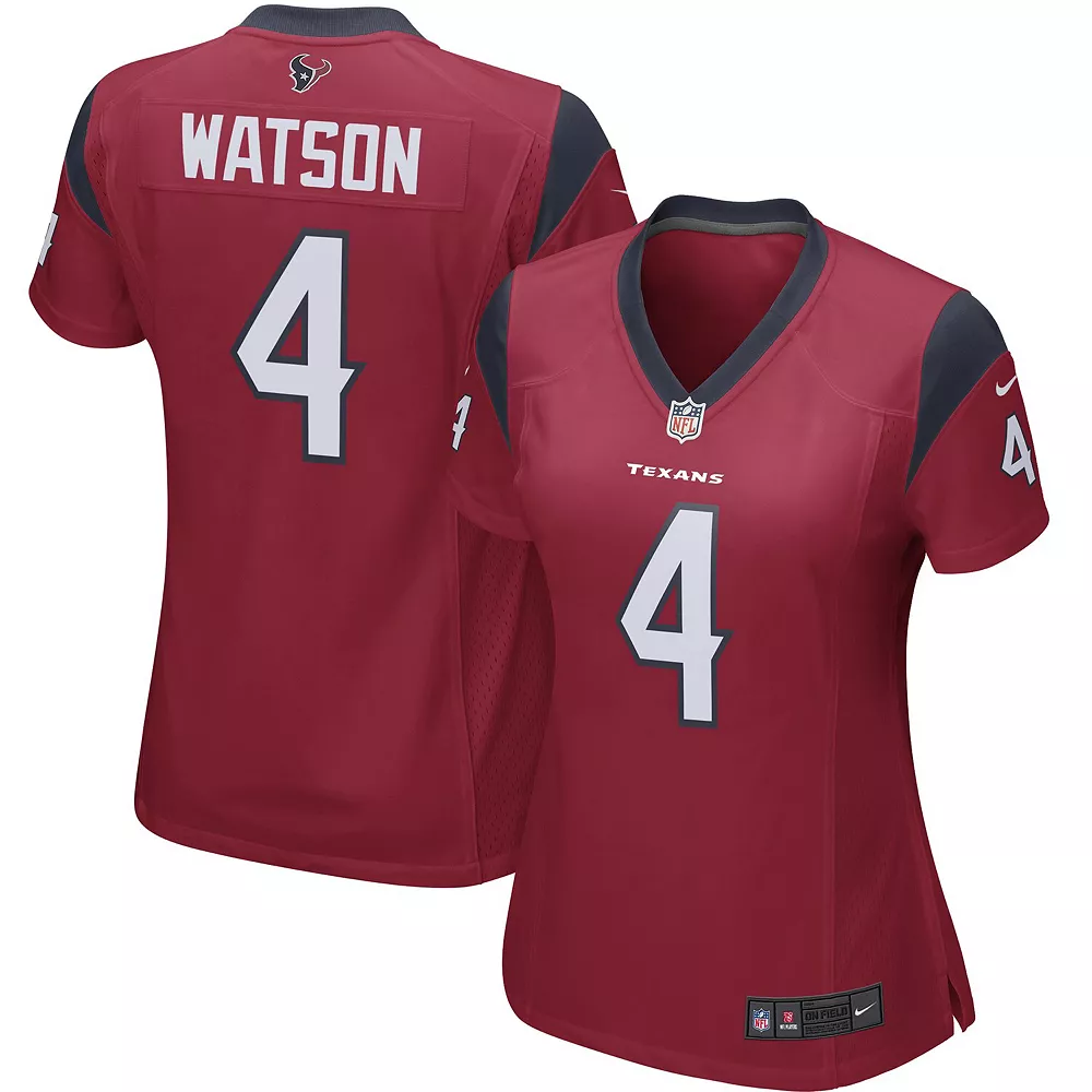 Deshaun Watson Houston Texans Nike Women's Player Game Jersey - Red 2 Deshaun Watson Houston Texans Nike Women's Player Game Jersey - Red - Image 2