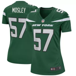 Women's Nike C.J. Mosley Gotham Green New York Jets Game Player Jersey
