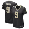 Women's Nike Drew Brees Black New Orleans Saints Game Player Jersey