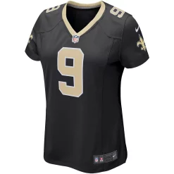 Women's Nike Drew Brees Black New Orleans Saints Game Player Jersey -Nike Clothing store 4079297 ALT2