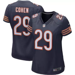 Women's Nike Tarik Cohen Navy Chicago Bears Game Player Jersey