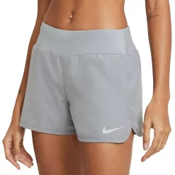 Women's Nike 3-in. Running Shorts -Nike Clothing store 4264943 Gray Silver