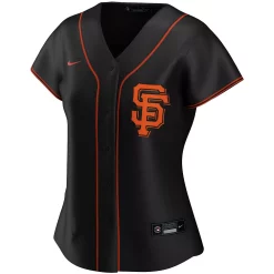 Women's Nike Black San Francisco Giants Alternate Replica Team Jersey -Nike Clothing store 4307696 ALT2