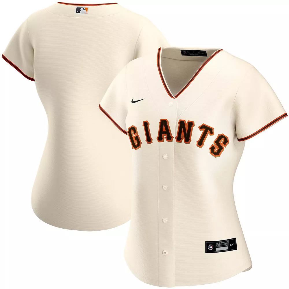 Women's Nike Cream San Francisco Giants Home Replica Team Jersey 2 Women's Nike Cream San Francisco Giants Home Replica Team Jersey - Image 2