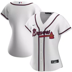 Women's Nike White Atlanta Braves Home 2020 Replica Team Jersey
