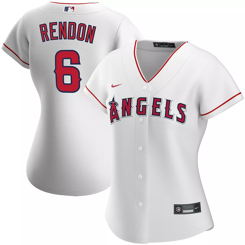 Women's Nike Anthony Rendon White Los Angeles Angels Home Replica Player Jersey 2 Women's Nike Anthony Rendon White Los Angeles Angels Home Replica Player Jersey - Image 2