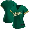 Women's Nike Kelly Green Oakland Athletics Alternate Replica Team Jersey