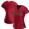Women's Nike Red Arizona Diamondbacks Alternate Replica Team Jersey