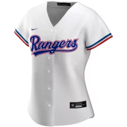 Women's Nike White Texas Rangers Home Replica Team Jersey -Nike Clothing store 4374328 ALT2