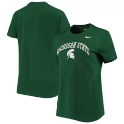Women's Nike Green Michigan State Spartans Arch Performance T-Shirt