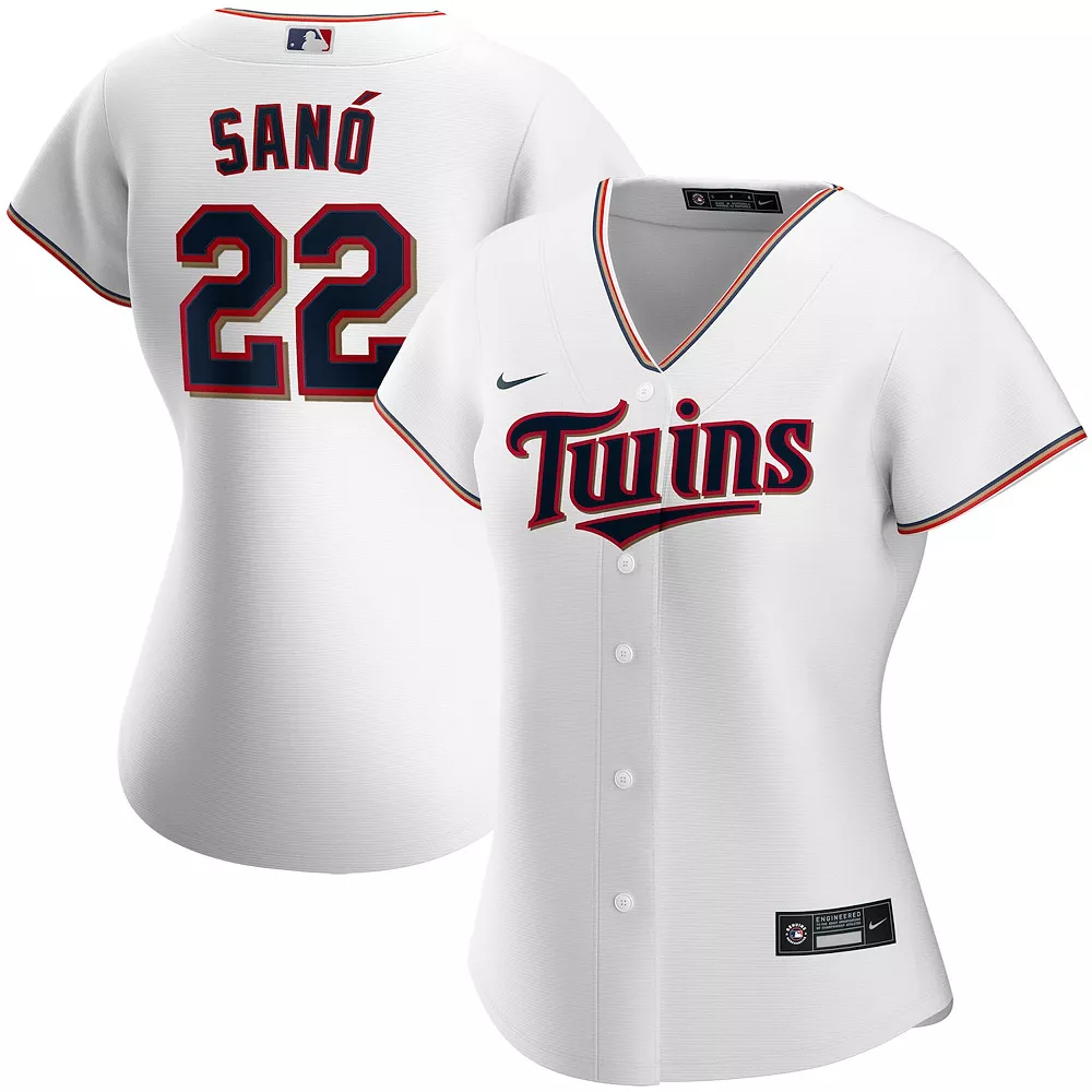 Women's Nike Miguel Sano White Minnesota Twins Home Replica Player Jersey 2 Women's Nike Miguel Sano White Minnesota Twins Home Replica Player Jersey - Image 2
