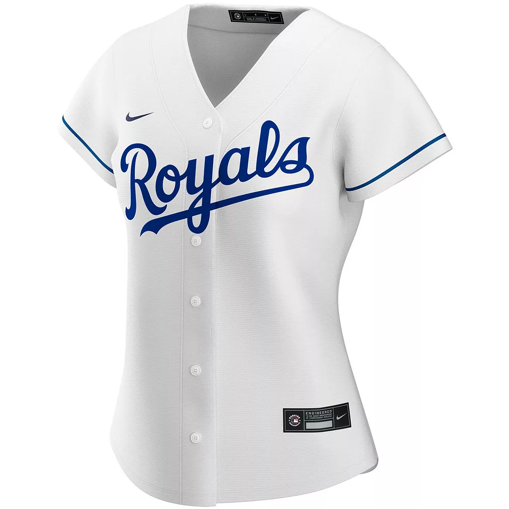 Women's Nike Salvador Perez White Kansas City Royals Home Replica Player Jersey 2 Women's Nike Salvador Perez White Kansas City Royals Home Replica Player Jersey - Image 2