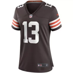 Women's Nike Odell Beckham Jr. Brown Cleveland Browns Game Jersey -Nike Clothing store 4475180 ALT2