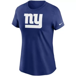 Women's Nike Royal New York Giants Logo Essential T-Shirt -Nike Clothing store 4499795 ALT2