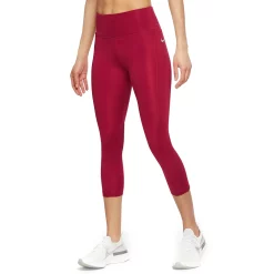 Women's Nike Fast Crop Running Capri Leggings -Nike Clothing store 4503505 Pomegranate