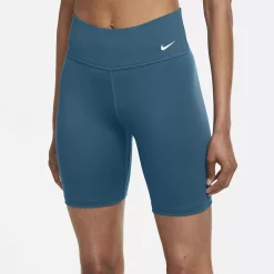 Plus Size Nike One 7-in. Midrise Bike Shorts -Nike Clothing store 4508469 Marina White