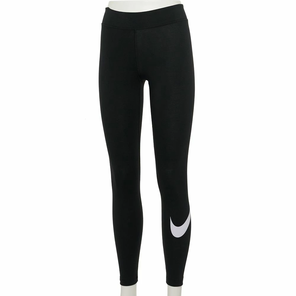 Women's Nike Sportswear Essential Swoosh Midrise Leggings 1 Women's Nike Sportswear Essential Swoosh Midrise Leggings