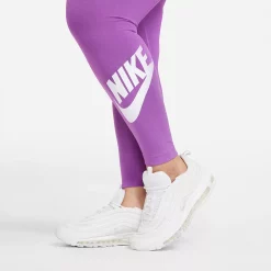 Plus Size Nike Sportswear Essential High-Waisted Leggings -Nike Clothing store 4509275 ALT3