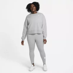 Plus Size Nike Sportswear Essential Swoosh Midrise Leggings -Nike Clothing store 4511122 ALT2