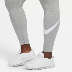Plus Size Nike Sportswear Essential Swoosh Midrise Leggings -Nike Clothing store 4511122 ALT3