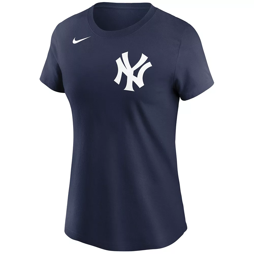 Women's Nike Derek Jeter Navy New York Yankees Name & Number T-Shirt 2 Women's Nike Derek Jeter Navy New York Yankees Name & Number T-Shirt - Image 2