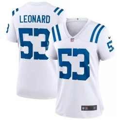 Women's Nike Darius Leonard White Indianapolis Colts Game Player Jersey
